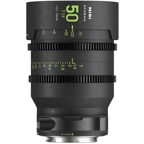 NiSi ATHENA PRIME 50mm T1.9 Full-Frame Lens (E Mount Drop-In Filter)