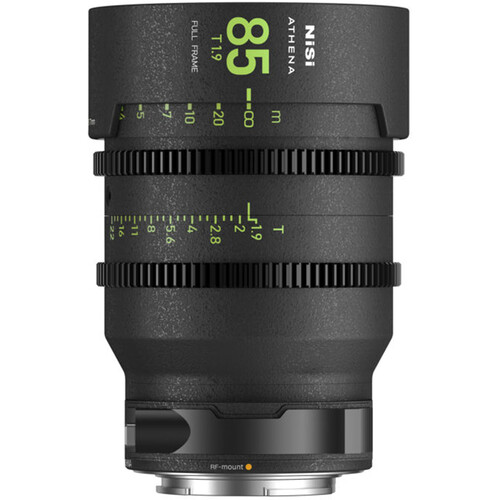NiSi ATHENA PRIME 85mm T1.9 Full-Frame Lens (E Mount Drop-In Filter)