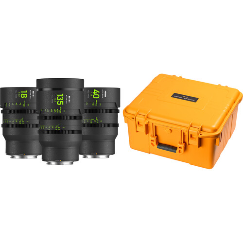 NiSi ATHENA PRIME T2.2/1.9 Full-Frame 3-Lens Add-On Kit (FUJIFILM G No Drop-In Filter)