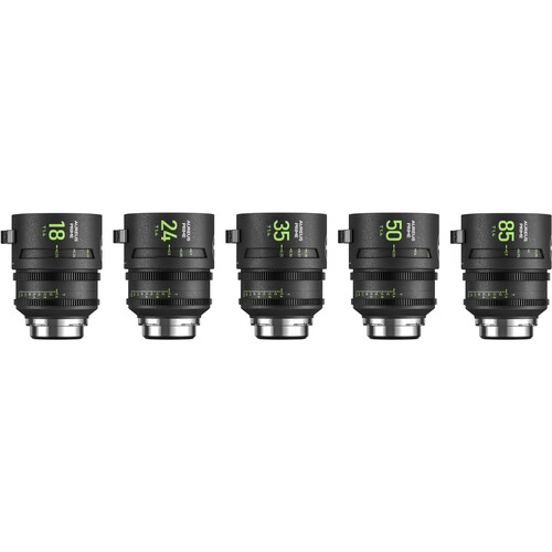 NiSi AUREUS PRIME T1.4 Full-Frame/VV Cinema 5-Lens Kit (ARRI PL)