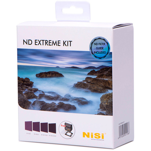 NiSi 100 x 100mm Solid Neutral Density Extreme Filter Kit (3 6 10 15-Stop)