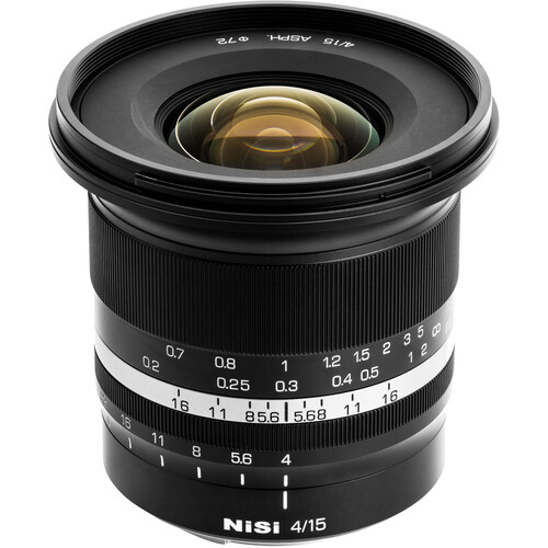 NiSi 15mm f/4 Sunstar ASPH Lens for Sony E (Black)