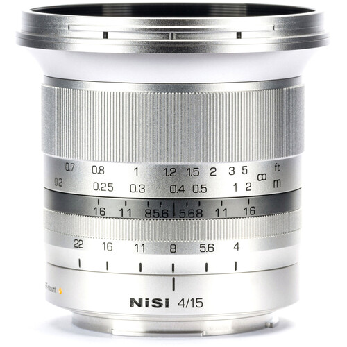 NiSi 15mm f/4 Sunstar ASPH Lens for Sony E (Silver)