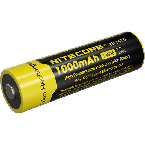 Nitecore 14500 Li-Ion Rechargeable Battery (3.7V 1000mAh)