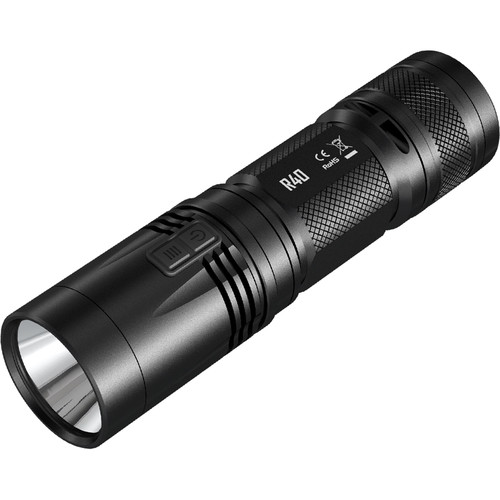 Nitecore R40 Rechargeable Tactical LED Flashlight R40 B&H Photo