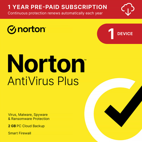 Norton AntiVirus Plus (1 Device 1-Year Subscription)