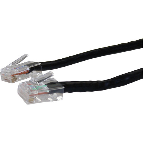 NTW Cat 6 Non-Booted Network Patch Cable (10' Black)
