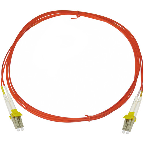 NTW net-Lock LC/LC Fiber Patch Cable OM2 Multimode 50/125 (9.9' Orange)