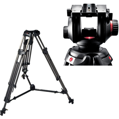 Manfrotto 504HD VIDEO FLUID HEAD w/542ART TRIPOD