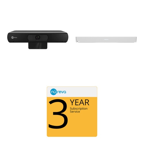 Nureva CV30 ePTZ Camera + Soundbar XT Classroom Conferencing Kit (White 3-Year Sub)