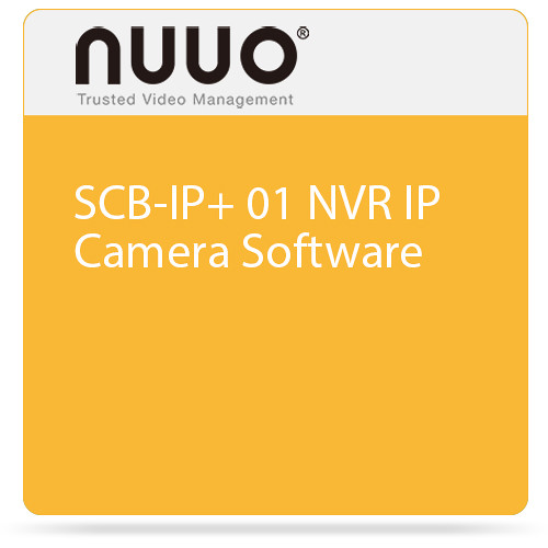 NUUO SCB-IP+ 01 NVR IP Camera Software