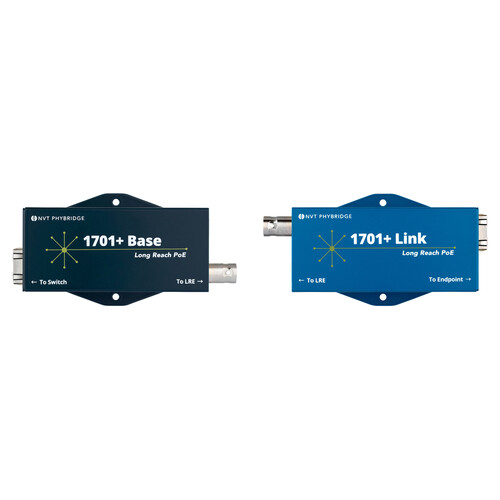 NVT Phybridge NV-EC1701PLS-BSE 1701 Base Extender with NV-EC1701PLS-LK 1701+ Link Adapter