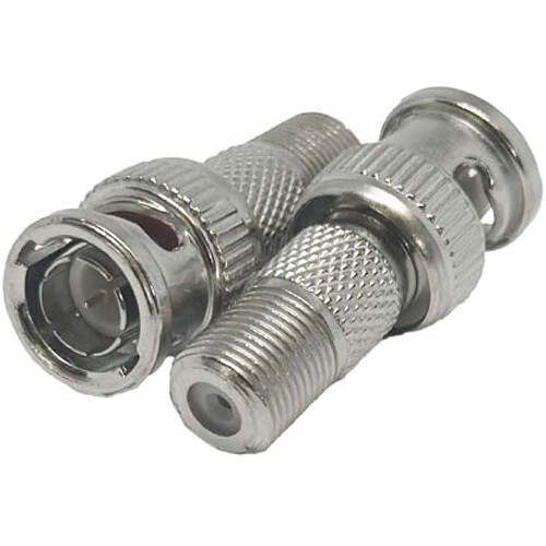NVT Phybridge NV-BNCFT-8 BNC Male to F-Type Female Adapter (8-Pack)