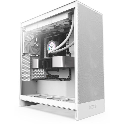 NZXT H7 Flow Mid-Tower Case (White 2024)