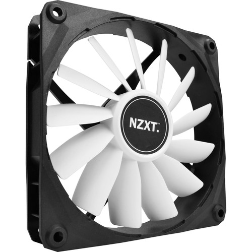 NZXT Airflow Series 120mm Case Fan (White) RF-FZ120-02 B&H Photo