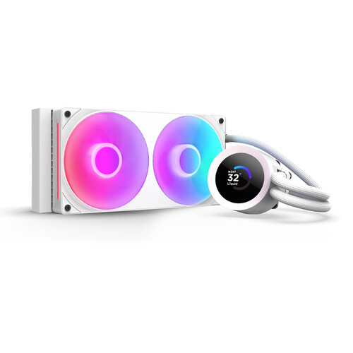 NZXT Kraken Plus 240 RGB&nbspAIO Liquid CPU Cooler (White)