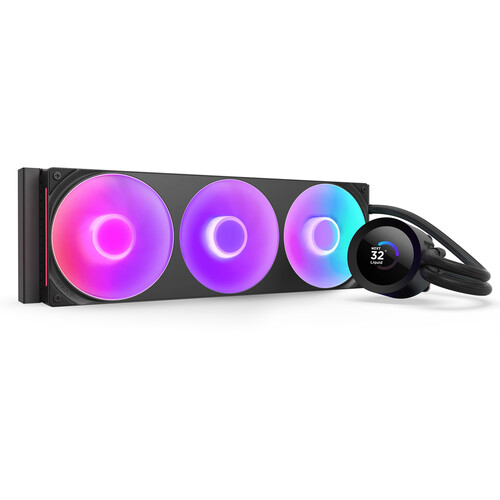 NZXT Kraken Plus 360 RGB&nbspAIO Liquid CPU Cooler (Black)