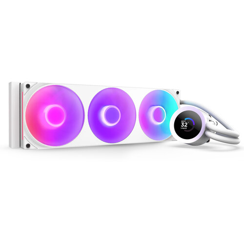 NZXT Kraken Plus 360 RGB&nbspAIO Liquid CPU Cooler (White)