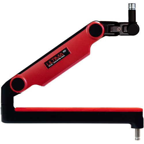 O.C. White Limited-Edition ProBoom Ultima Gen2 Ultralow-Profile Adjustable Mic Boom without Mount (Black and Red)