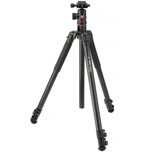 Oben ALF-6193L Skysill Series 3-Section Aluminum Tripod with 90 Lateral Column and BE-117 Dual-Action Ball Head