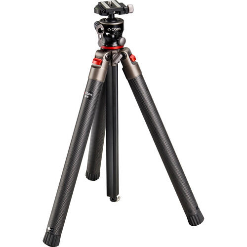 Oben CQL-20 Compact Carbon Fiber Travel Tripod with Ball Head