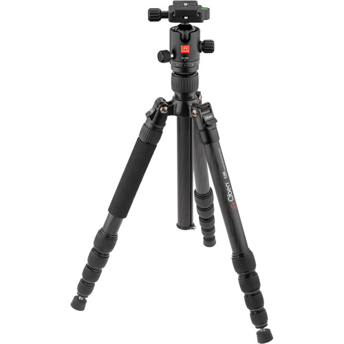 Oben CT-3586 Carbon Fiber Travel Tripod and Triple Action BZ-226T Ball Head