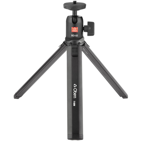 Oben TT-620B Aluminum Tabletop Tripod with BD-02 Mini Ball Head Kit