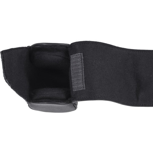 Oberwerth Donau Cowhide Leather Lenswrap (Small Black)