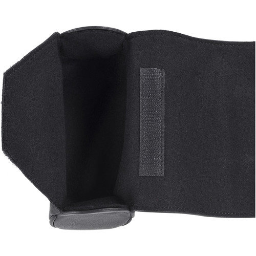 Oberwerth Donau Cowhide Leather Lenswrap (Extra Large Black)