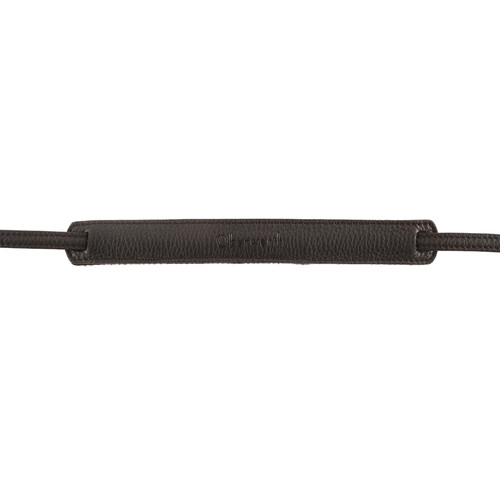 Oberwerth Mosel Casual Camera Strap (Black Leather/Black Stitching 49.2