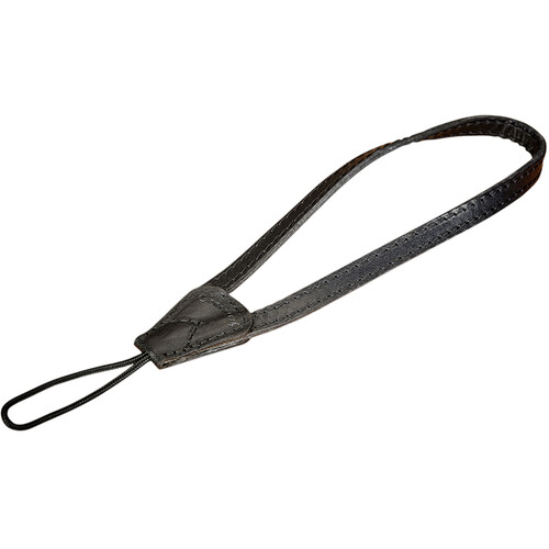 Oberwerth LAHN Casual Camera Hand Strap (Black with Gray Stitching)