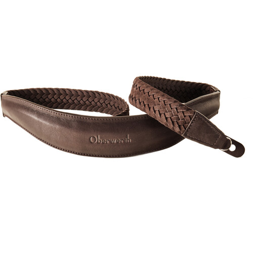 Oberwerth Triberg Leather Camera Strap (Dark Brown 51.2