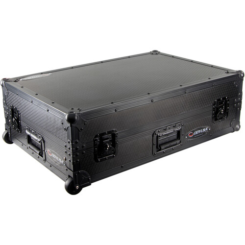 Odyssey Pioneer XDJ-RX3 Industrial Board Glide-Style Case with Wheels (1 RU All Black)