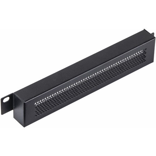Odyssey ARHSCLP01 Half-Rack Mountable and Raised Perforated Security Panel (1 RU Black)