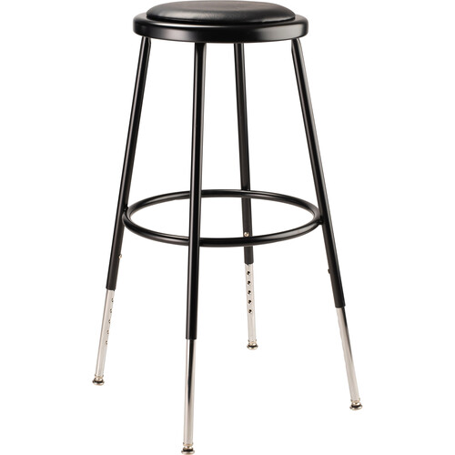 Oklahoma Sound Vinyl Padded&nbspAdjustable Height Stool (24.5 - 32.5
