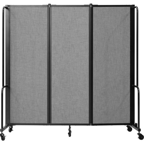 Oklahoma Sound RDB6-3PT02 3-Section Robo Room Divider (Gray 72 x 72