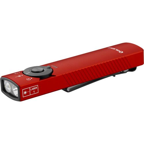 Olight Arkfeld Pro Class 3R Flashlight with LED Light UV and Laser (Red)