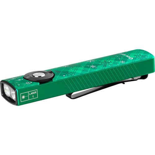 Olight Arkfeld Pro Class 3R Flashlight with LED Light UV and Laser (Snowflake Green)