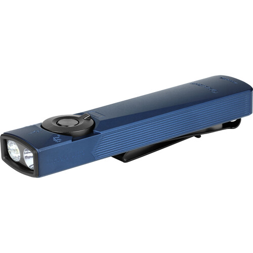 Olight Arkfeld Ultra Flashlight with UV and Green Laser (Cool White Light Navy Blue)