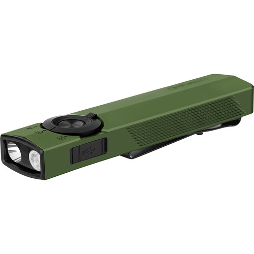 Olight ArkPro Rechargeable Flashlight (Cool White Beam Olive Drab Green)