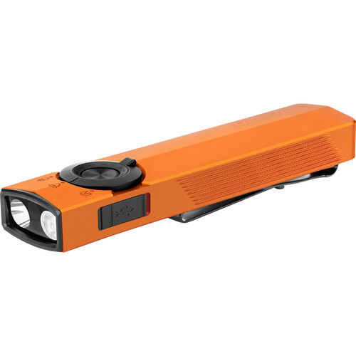 Olight ArkPro Rechargeable Flashlight (Cool White Beam Orange)