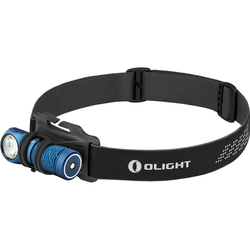 Olight Perun 2 Mini Rechargeable Flashlight Kit with Headband (Cool White Midnight Blue)