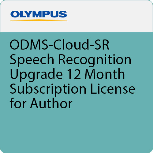 Olympus ODMS Cloud Speech Recognition Package (Upgrade 12-Month Author License)