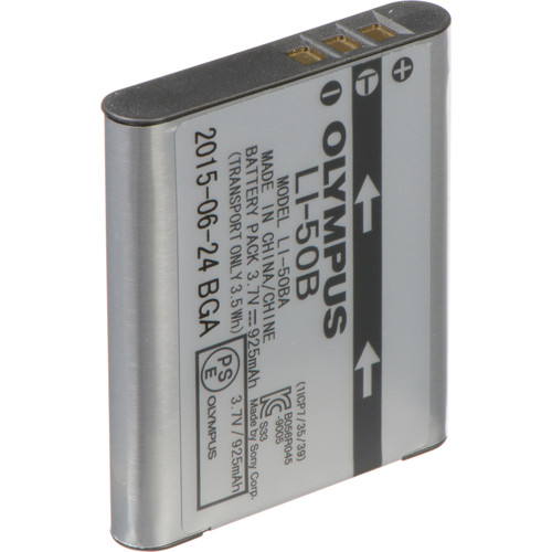 Olympus Li-50B Rechargeable Li-Ion Battery (3.7V 925 mAh)