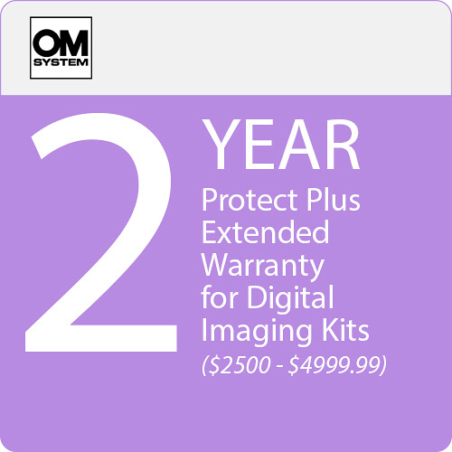 OM SYSTEM 2-Year Protect Plus Support with ADP for Digital Imaging Kits (Point-of-Sale $2500-$4999.99)