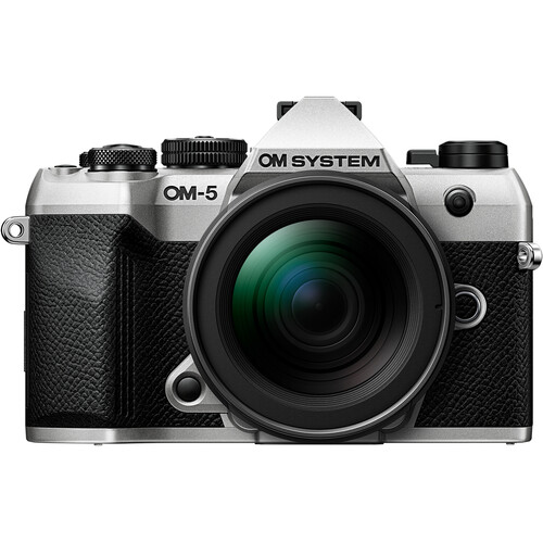 OM SYSTEM OM-5 Mark II Mirrorless Camera with 12-45mm f/4 Lens (Silver)