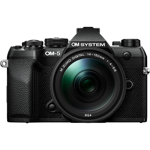 OM SYSTEM OM-5 Mark II Mirrorless Camera with 14-150mm f/4-5.6 II Lens (Black)