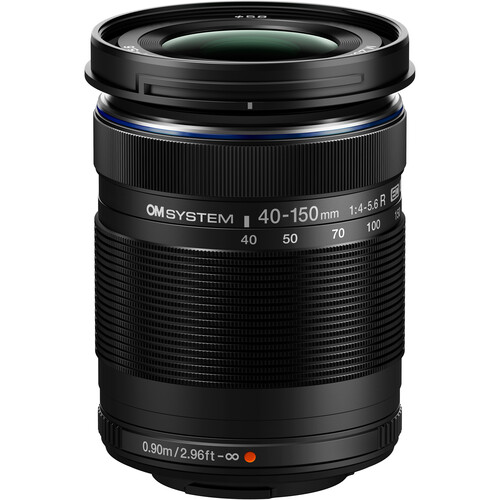 OM SYSTEM M.Zuiko Digital ED 40-150mm f/4-5.6 R Lens (Black)