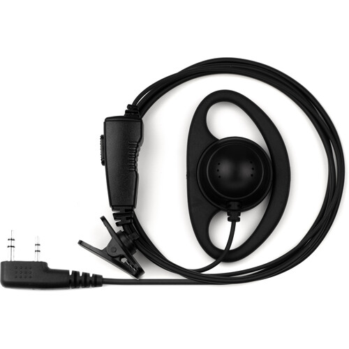 ON SET HEADSETS D-Hook Surveillance Headset(Kenwood Black)