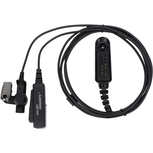 ON SET HEADSETS FilmPro Headset for Motorola HT750 (6-Pin Black)